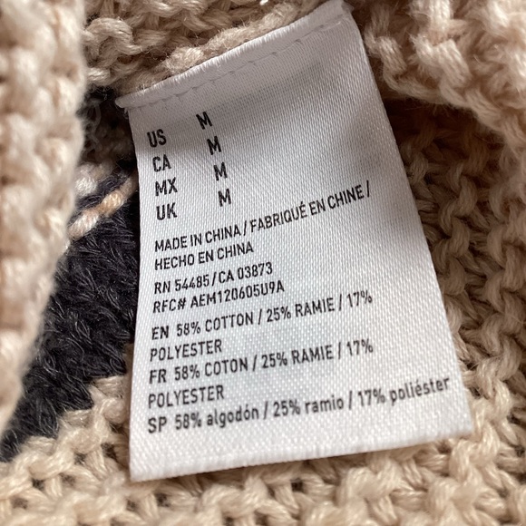 AMERICAN EAGLE COTTON BLEND SWEATER - Picture 10 of 14